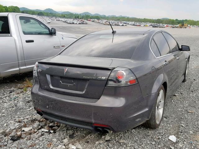 6G2EC57Y19L186527 - 2009 PONTIAC G8 GT GRAY photo 4