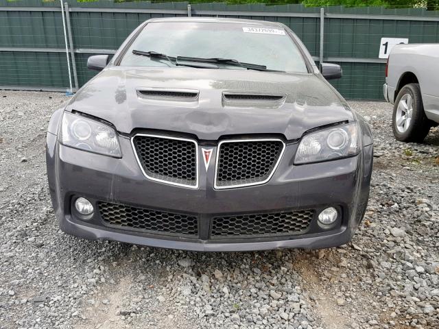 6G2EC57Y19L186527 - 2009 PONTIAC G8 GT GRAY photo 9