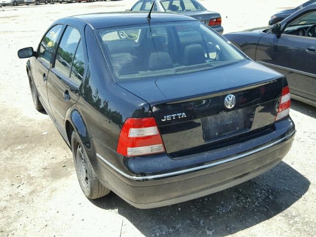 3VWRK69M24M126046 - 2004 VOLKSWAGEN JETTA GL BLACK photo 3