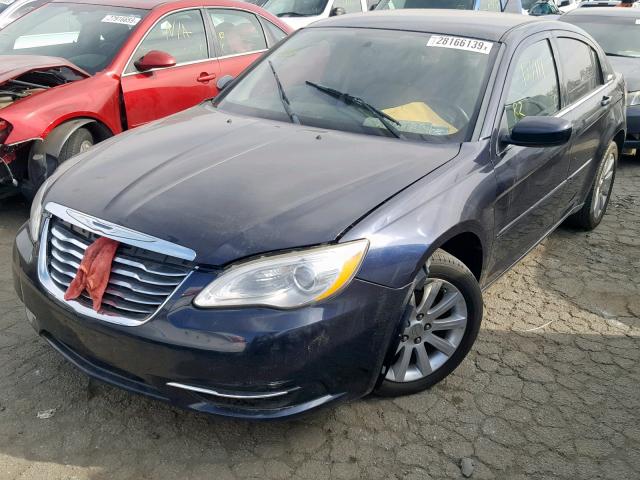 1C3CCBBB4CN183672 - 2012 CHRYSLER 200 TOURIN BLUE photo 2