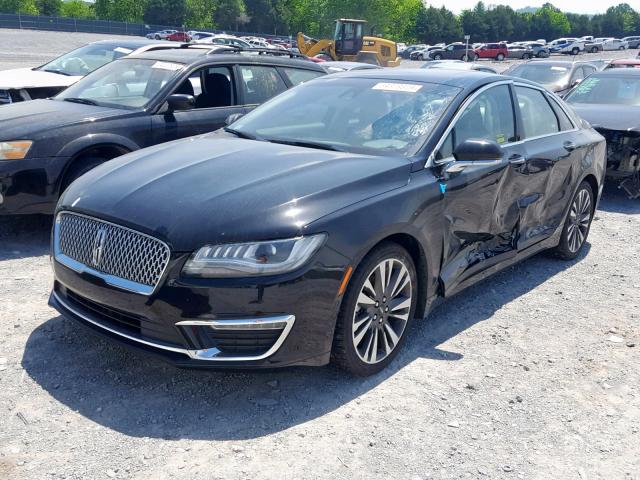 3LN6L5E97HR662896 - 2017 LINCOLN MKZ RESERV BLACK photo 2