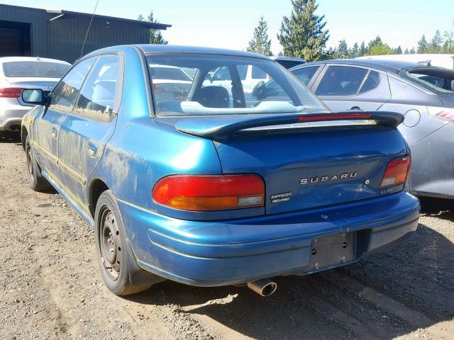 JF1GC4553TH512347 - 1996 SUBARU IMPREZA LX BLUE photo 3