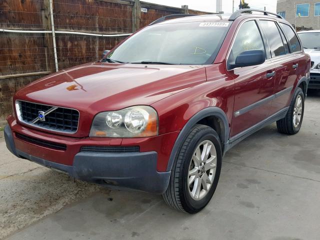 YV1CZ911451152289 - 2005 VOLVO XC90 T6 RED photo 2