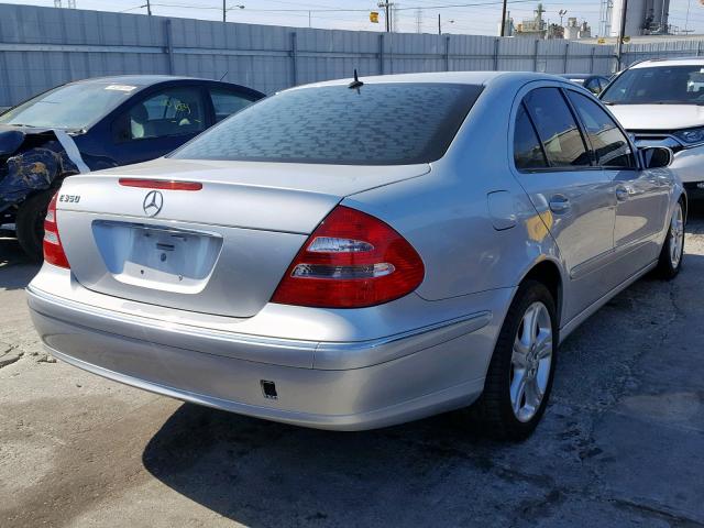 WDBUF56J96A950131 - 2006 MERCEDES-BENZ E 350 SILVER photo 4