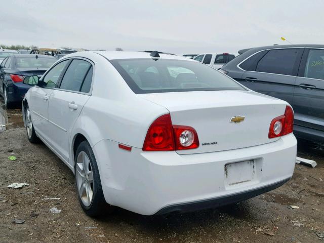 1G1ZB5E01CF193521 - 2012 CHEVROLET MALIBU LS WHITE photo 3