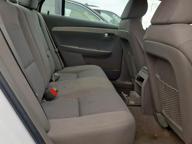 1G1ZB5E01CF193521 - 2012 CHEVROLET MALIBU LS WHITE photo 6