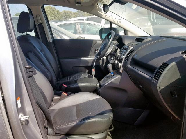 JM1CR2WL8A0359789 - 2010 MAZDA 5 SILVER photo 5