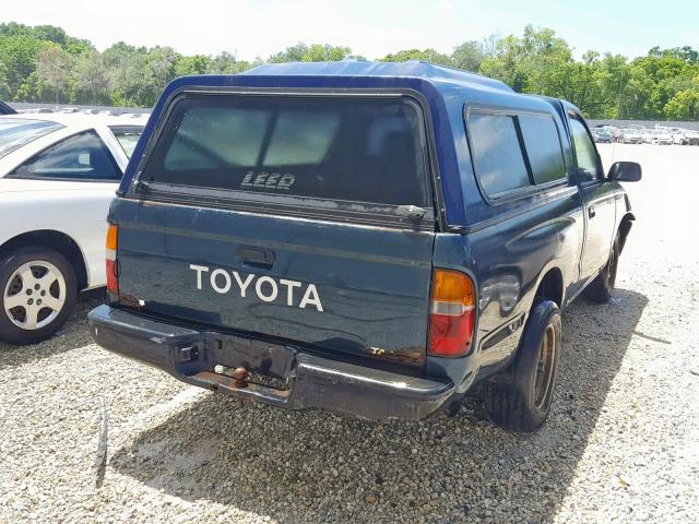 4TANL42N8TZ213271 - 1996 TOYOTA TACOMA GREEN photo 4