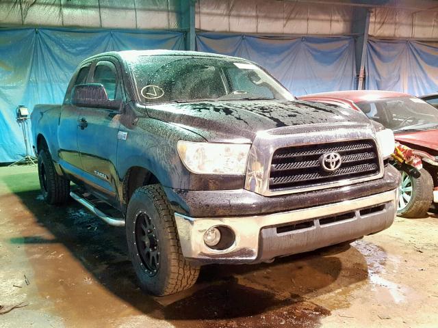 5TFBV54147X017248 - 2007 TOYOTA TUNDRA DOU BLACK photo 1