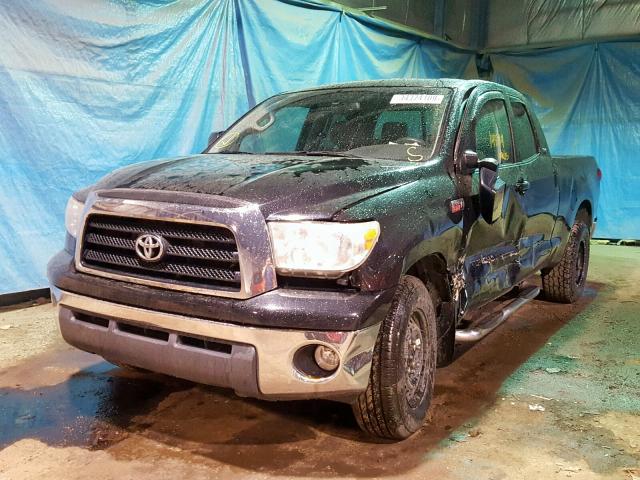 5TFBV54147X017248 - 2007 TOYOTA TUNDRA DOU BLACK photo 2