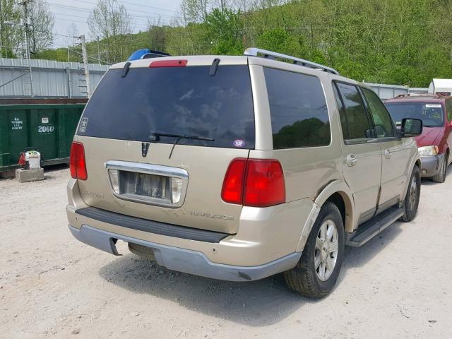 5LMFU28R24LJ09375 - 2004 LINCOLN NAVIGATOR TAN photo 4