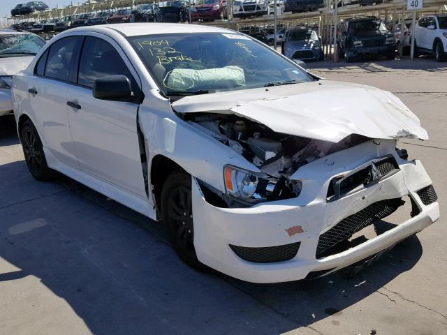 JA32U1FU5AU026132 - 2010 MITSUBISHI LANCER DE WHITE photo 1