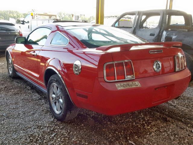 1ZVHT80NX85140783 - 2008 FORD MUSTANG RED photo 3