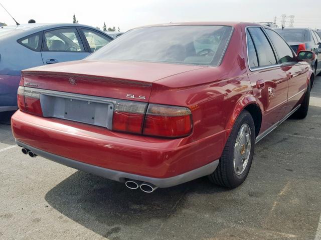 1G6KS54Y8YU354338 - 2000 CADILLAC SEVILLE SL BURGUNDY photo 4