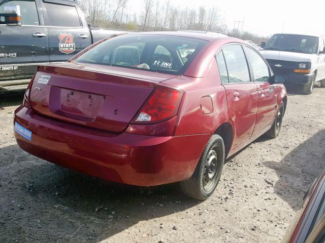 1G8AJ55F86Z137763 - 2006 SATURN ION LEVEL RED photo 4