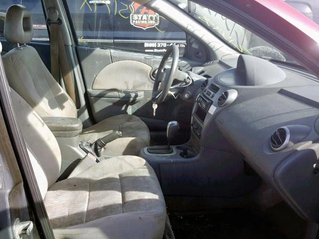1G8AJ55F86Z137763 - 2006 SATURN ION LEVEL RED photo 5