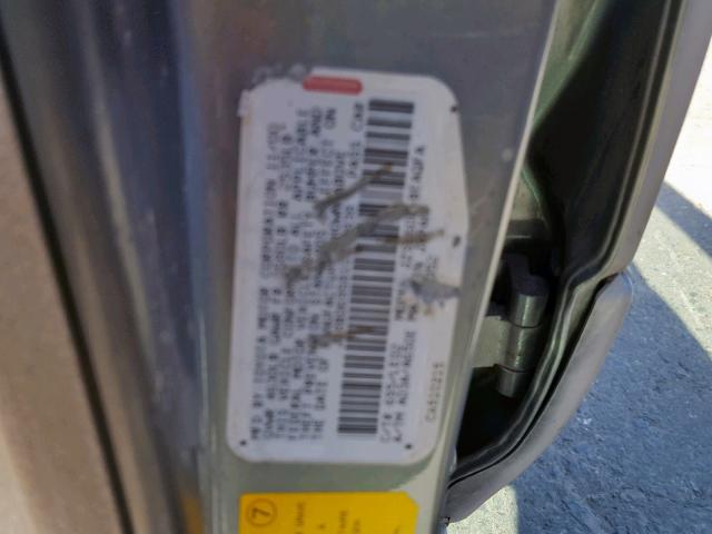 JT8BD69S810130838 - 2001 LEXUS GS 300 GRAY photo 10