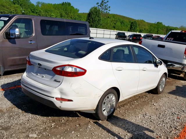 3FADP4AJ6FM132610 - 2015 FORD FIESTA S WHITE photo 4