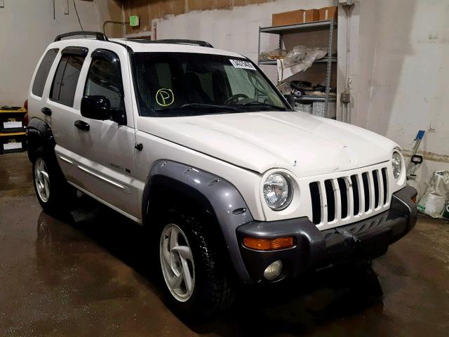 1J4GL58K33W520973 - 2003 JEEP LIBERTY LI WHITE photo 1