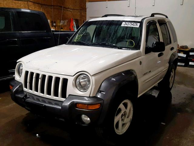 1J4GL58K33W520973 - 2003 JEEP LIBERTY LI WHITE photo 2