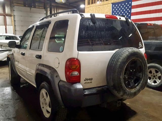 1J4GL58K33W520973 - 2003 JEEP LIBERTY LI WHITE photo 3