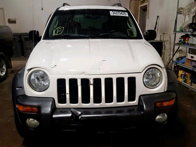 1J4GL58K33W520973 - 2003 JEEP LIBERTY LI WHITE photo 9