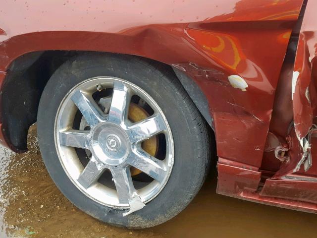 2A8GM78X97R142868 - 2007 CHRYSLER PACIFICA L MAROON photo 9