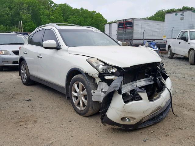 JN1AJ0HR4AM757498 - 2010 INFINITI EX35 BASE WHITE photo 1