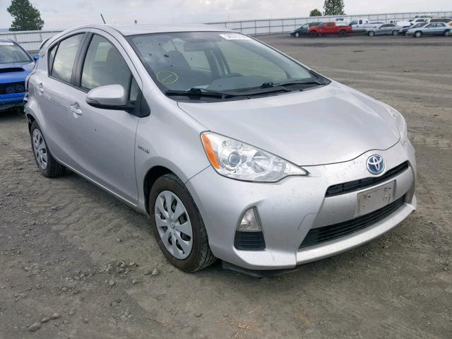 JTDKDTB35C1519596 - 2012 TOYOTA PRIUS C SILVER photo 1