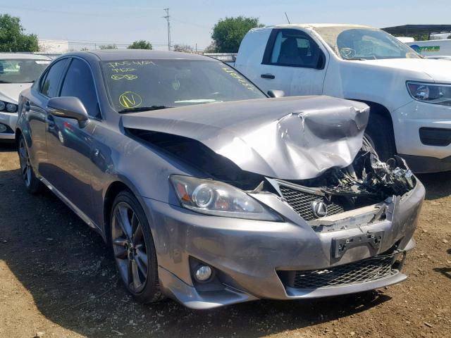 JTHBF5C22C5180539 - 2012 LEXUS IS 250 GRAY photo 1