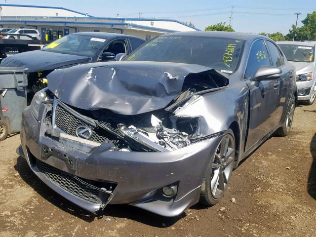 JTHBF5C22C5180539 - 2012 LEXUS IS 250 GRAY photo 2