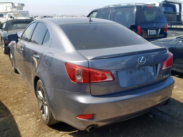 JTHBF5C22C5180539 - 2012 LEXUS IS 250 GRAY photo 3