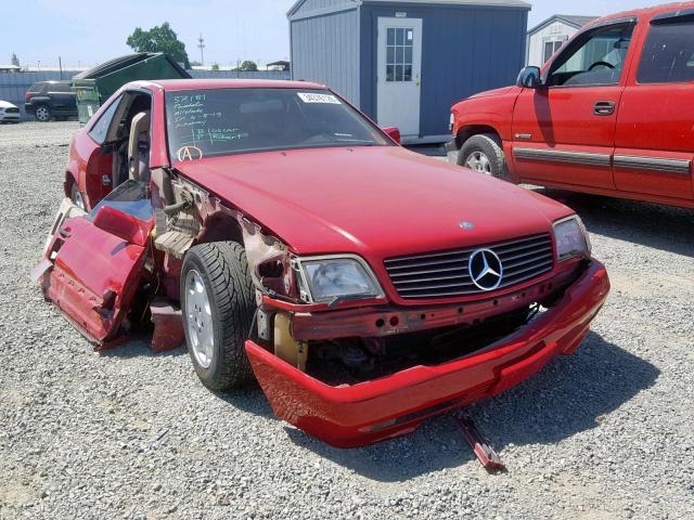 WDBFA63E6SF117548 - 1995 MERCEDES-BENZ SL 320 RED photo 1