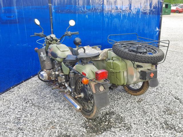 X8JMH0372AU219838 - 2010 URAL MOTORCYCLE GREEN photo 3