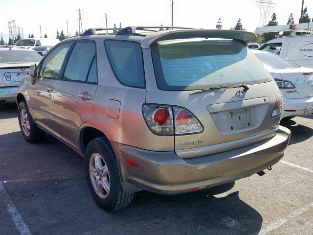 JTJGF10U620139135 - 2002 LEXUS RX 300 GOLD photo 3