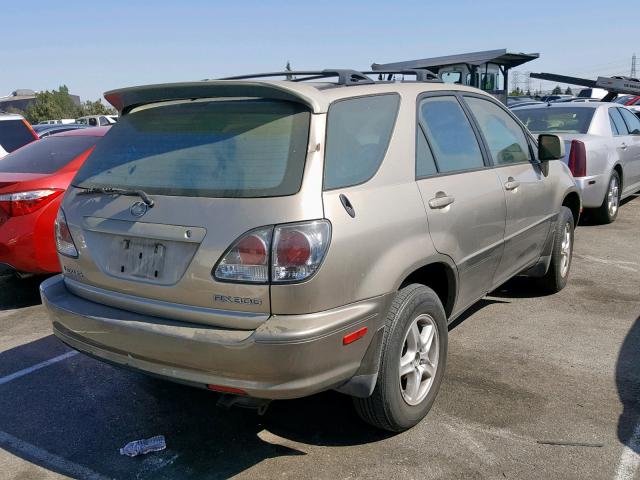 JTJGF10U620139135 - 2002 LEXUS RX 300 GOLD photo 4