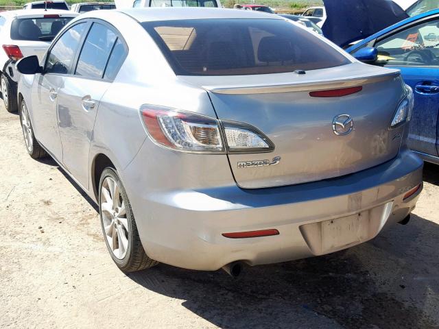 JM1BL1S58A1126665 - 2010 MAZDA 3 S SILVER photo 3