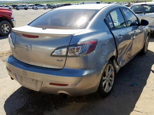 JM1BL1S58A1126665 - 2010 MAZDA 3 S SILVER photo 4