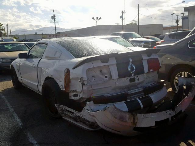 1ZVHT82H495124006 - 2009 FORD MUSTANG GT WHITE photo 3