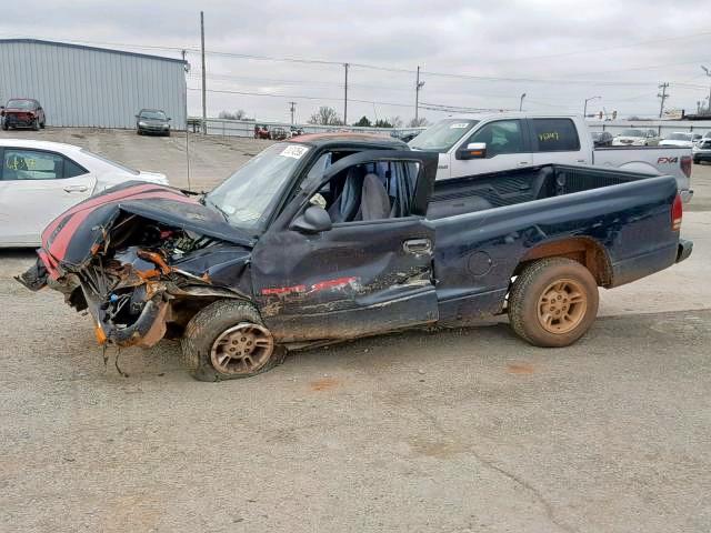 1B7FL26YXVS226472 - 1997 DODGE DAKOTA BLACK photo 10