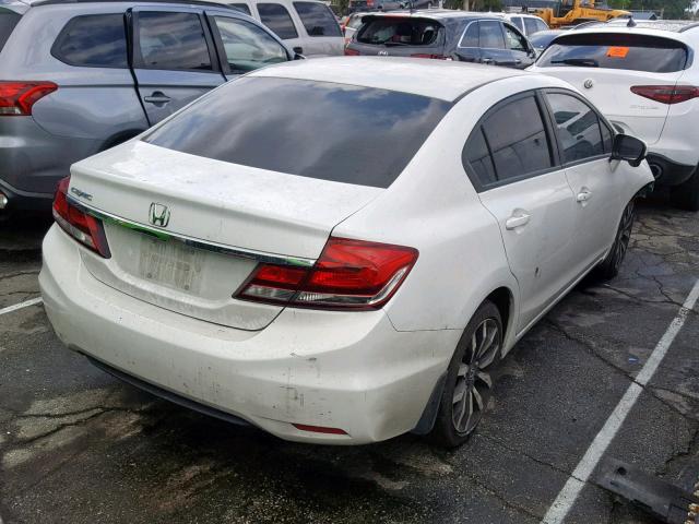 19XFB2F94EE250572 - 2014 HONDA CIVIC EXL WHITE photo 4