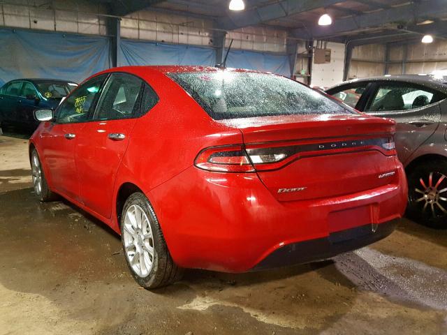 1C3CDFCA8DD334272 - 2013 DODGE DART LIMIT RED photo 3