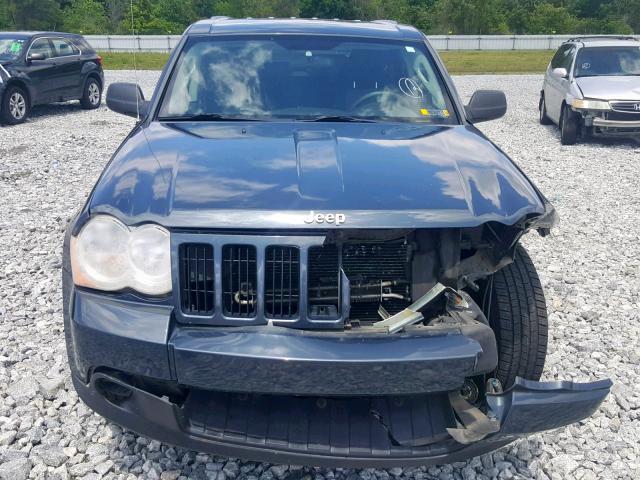 1J8GS48K58C114052 - 2008 JEEP GRAND CHER BLUE photo 9