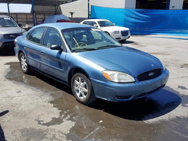 1FAFP56U57A197156 - 2007 FORD TAURUS SEL BLUE photo 1