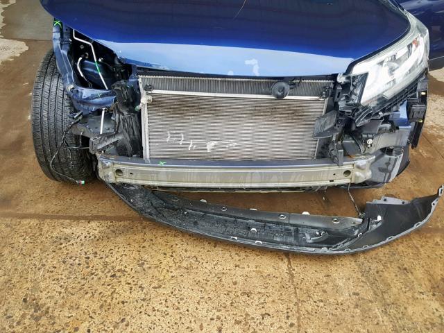 5J6RM4H75FL056098 - 2015 HONDA CR-V EXL BLUE photo 9