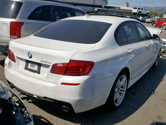 WBA5B1C5XGG129536 - 2016 BMW 535 I WHITE photo 4