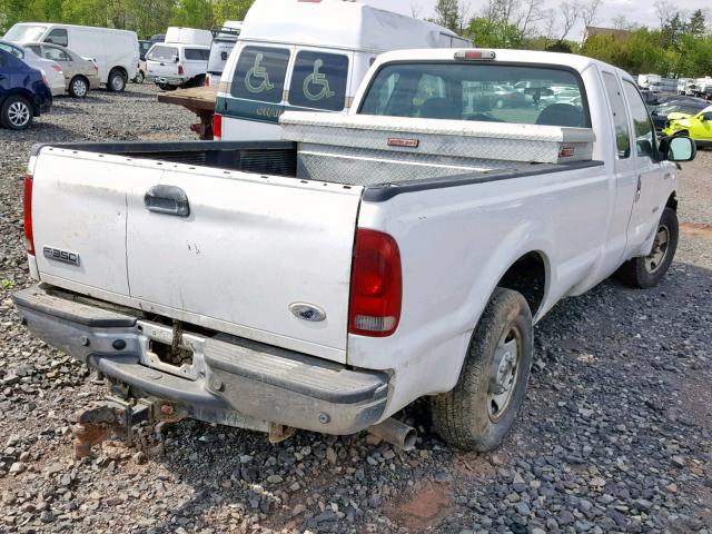 1FTWX30P96EC23489 - 2006 FORD F350 SRW S WHITE photo 4