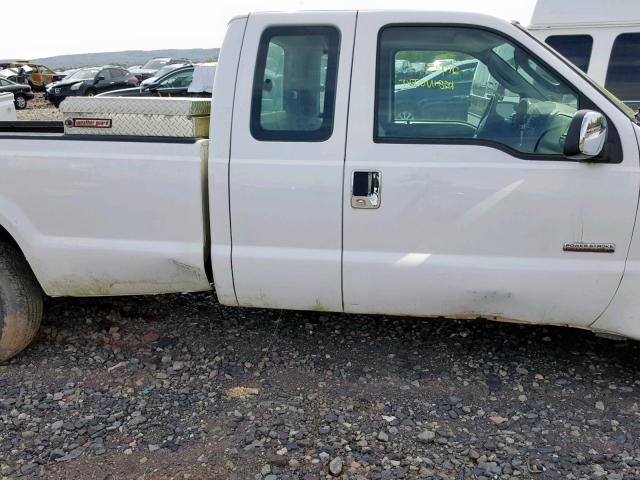 1FTWX30P96EC23489 - 2006 FORD F350 SRW S WHITE photo 9