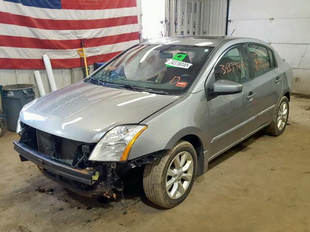 3N1AB6AP1CL783305 - 2012 NISSAN SENTRA 2.0 SILVER photo 2