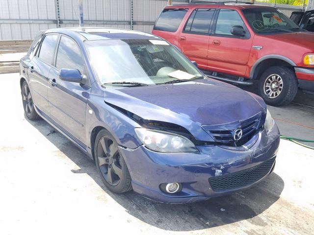 JM1BK143251248443 - 2005 MAZDA 3 HATCHBAC BLUE photo 1